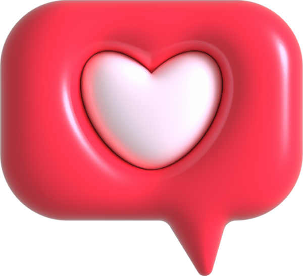 Social media like icon